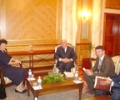 Kryeparlamentari Berisha priti ne takim lamtumirës  shefen e Zyrës Zvicerane ,Yvana Elzner