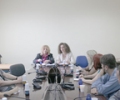Konferencë për media e deputeteve Edita Tahiri dhe Donika Kadaj-Bujupi lidhur me konferencën “Looking beyond transitin”, mbajtur në Tiranë
