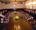 Takim i kryeparlamentarit Berisha me kryeministrin e Shqipërisë, Sali Berisha