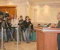 Konferencë për media e kryeparlamentarit Krasniqi lidhur me buxhetin e vitit të ardhshëm të Kuvendit