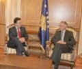 Kryeparlamentari Krasniqi priti kryetarin e Partisë Demokracia e Re, Imer Selmani