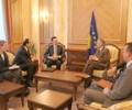 Kryeparlamentari Krasniqi u takua me shefin e Zyrës së Zvicrës në Prishtinë, z. Lukas Beglinger