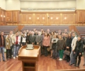 Studentë dhe profesorë të Universitetit U.F.O nga Tirana viziuan Kuvendin