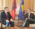 Kryeparlamentari Krasniqi priti kryetarin e LSI-së, Ilir Meta