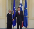 Kryetari i Kuvendit të  Kosovës, dr. Jakup Krasniqi, u takua me presidentin slloven Danilo Türk