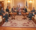 Kryeparlamentari Krasniqi priti kryetarin e Partisë së Bashkimit të Madh të Turqisë, Yalçın Topçu