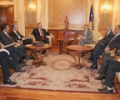 Kryeparlamentari Krasniqi priti zv.kryeministrin shqiptar, Meta 