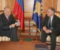 Kryeparlamentari Krasniqi priti ambasadorin slloven, Jozef Hleb
