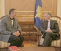 Kryeparlamentari, dr. Jakup Krasniqi, priti kryetarin e Shoqatës së Malazezve të Kosovës, Sllobodan Vujqiq-Boban