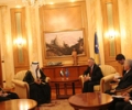 Kryekuvendari Krasniqi  priti ambasadorin jorezident të Emirateve të Bashkuara Arabe për Kosovë