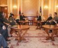 Kryeparlamentari Krasniqi priti ministrin e Mbrojtjes së Shqipërisë, Imami