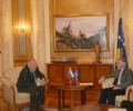 Kryeparlamentari Krasniqi priti edhe ambasadorin e Sllovenisë në Prishtinë, Jozef Hlep