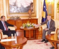 Kryekuvendari Krasniqi priti kryetarin e Bordit të Drejtorëve të  AKP-së, Dino Asanaj