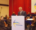 Kryekuvendari Krasniqi mori pjesë në ceremoninë zyrtare me rastin e Ditës së Evropës