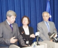 Konferencë për media e kryekuvendarit Krasniqi dhe z. Kukan