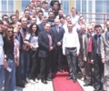 Kryekuvendari Krasniqi mbajti ligjëratë në Universitetin “Pjetër Budi”