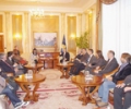 Kryekuvendari Krasniqi u takua me një delegacion me anëtarë nga  pesë  shtete të BE-së , të cilat  nuk e kanë njohur Kosovën