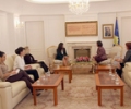 Grupi Parlamentar i Deputetëve të Rinj u takua me Presidenten e Republikës së Kosovës, znj. Atifete Jahjaga