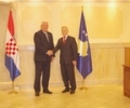 Kryekuvendari Jakup  Krasniqi priti  delegacionin parlamentar të Kroacisë, të kryesuar nga kryeparlamentari Luka Bebiq
