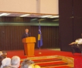 Kryeparlamentari Krasniqi mbajti një fjalë në mbledhjen komemorative me rastin e vdekjes së gjeneral major Shaban Shalës