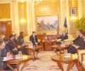 Kryeparlamentari Krasniqi priti një delegacion të Kuvendit Kombëtar Hungarez 