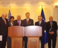 Kryeparlamentari Krasniqi dhe kongresistët amerikanë, mbajtën një konferencë shtypi