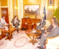 Kryekuvendari Krasniqi priti z. Johannes Wiegand, shef i Misionit të FMN-ës për Kosovë