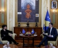 Kryetari Veseli takoi shefen e zyrës së Këshillit të Evropës, znj. Gallucci