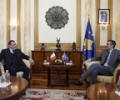 Kryeparlamentari Veseli takoi ambasadoren Daviet dhe ambasadorin Ferrarese