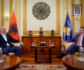  Kryetari Veseli takoi kryeministrin e Shqipërisë, Edi Rama