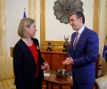 Kryetari Veseli takoi Përfaqësuesen e Lartë të BE-së, Federica Mogherini