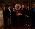 Kryetari Veseli bëri homazhe të varri i ish-presidentit Ibrahim Rugova dhe vizitoi familjen Rugova