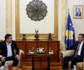 Kryetari Veseli priti në takim kryetarin e Komunës së Graçanicës, Vladeta Kostiq