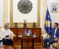 Kryeparlamentari Kadri Veseli priti në takim shefen e re të Zyrës së BE-së në Kosovë/Përfaqësuesen e Posaçme të BE-së, Nataliya Apostolova