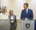 Kryeparlamentari Kadri Veseli priti në takim shefen e re të Zyrës së BE-së në Kosovë/Përfaqësuesen e Posaçme të BE-së, Nataliya Apostolova 3