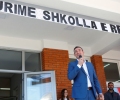 Kryetari Veseli merr pjesë në përurimin e shkollës në Opterushë të Rahovecit 