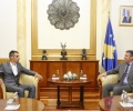 Kryetari Veseli priti drejtorin e Zyrës për Komunitete dhe Kthim në Komunën e Leposaviqit, Mihret Salkoviq