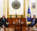 Kryetari Veseli zhvilloi takim me ambasadorin e Malit të Zi, Ferhat Dinosha