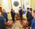 Kryetari Veseli priti ministrin e brendshëm të Jordanisë, Salameh Hammad
