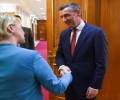 Kryeparlamentari Veseli takoi ministren e jashtme të Suedisë, Margot Wallstrom