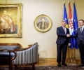 Veseli fillon vizitën zyrtare në Kroaci, pritet nga homologu kroat Jandrokoviq (VIDEO+FOTO)