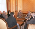 Kryeparlamentari Krasniqi priti rektorin e UP-së, prof. dr. Enver Hasani