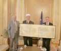 Kryeparlamntari Krasniqi priti kryetarin e Bashkësisë Islame të Kosovës, Myftiun Naim Tërnava