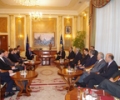 Kryekuvendari Krasniqi priti Komisionarin Evropian për Zgjerim, Stefan Fule